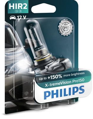 Лампа розжарювання, фара дальнього світла PHILIPS 9012XVPB1