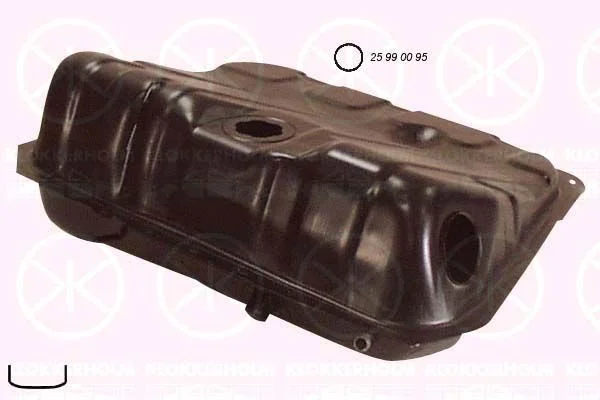 Degalų bakas klokkerholm 2561009