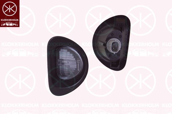 Licence Plate Light KLOKKERHOLM 55010850