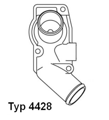 Termostatas, aušinimo skystis BorgWarner (Wahler) 4428.92D