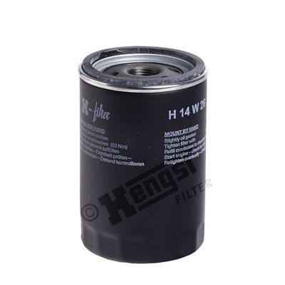 Oil Filter HENGST FILTER H14W26