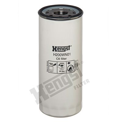 Oil Filter HENGST FILTER H200WN01