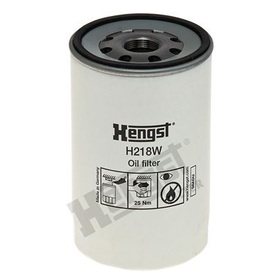 Oil Filter HENGST FILTER H218W