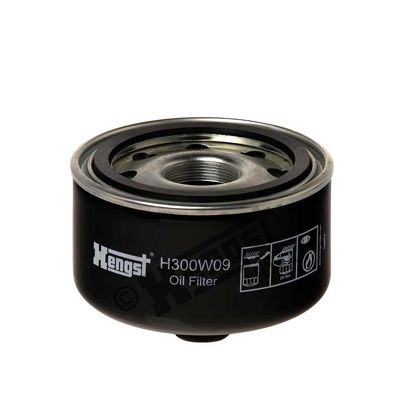 Oil Filter HENGST FILTER H300W09