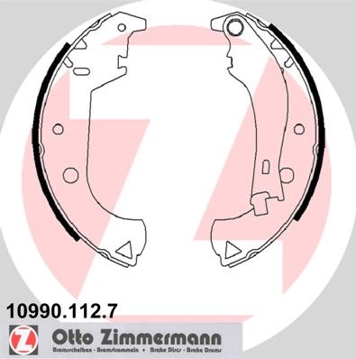 Brake Shoe Set ZIMMERMANN 10990.112.7