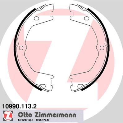 Brake Shoe Set, parking brake ZIMMERMANN 10990.113.2