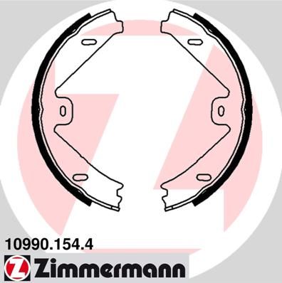 Brake Shoe Set, parking brake ZIMMERMANN 10990.154.4