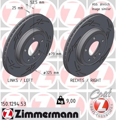 Brake Disc ZIMMERMANN 150.1294.53