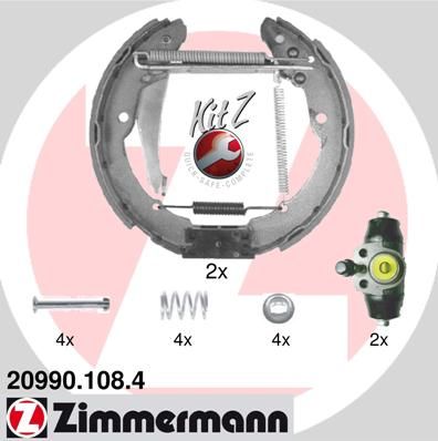 Brake Shoe Set ZIMMERMANN 20990.108.4