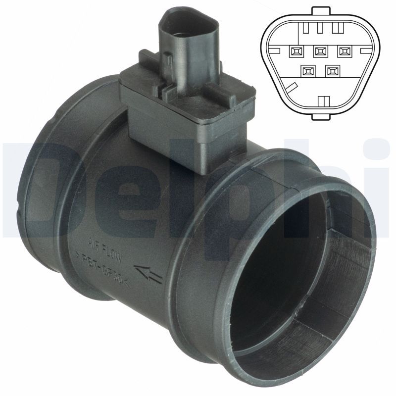 Mass Air Flow Sensor DELPHI AF10398-12B1