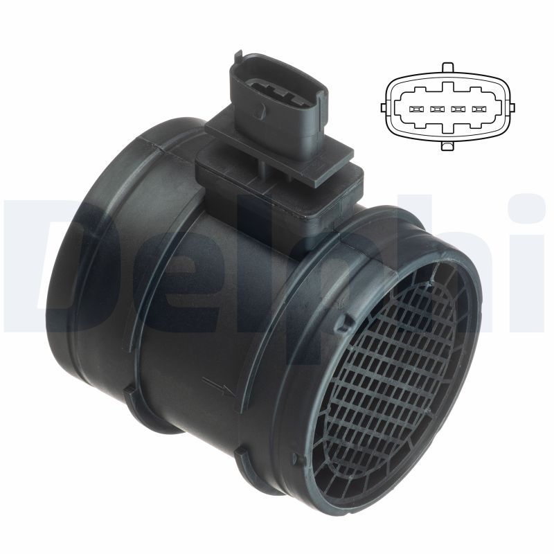 Mass Air Flow Sensor DELPHI AF10402-12B1