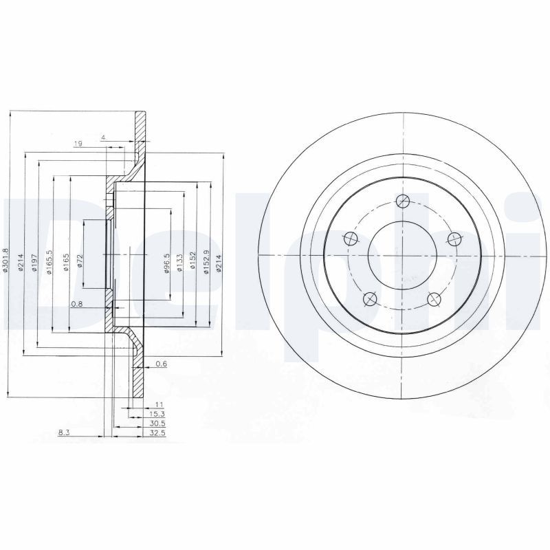 Brake Disc DELPHI BG4026