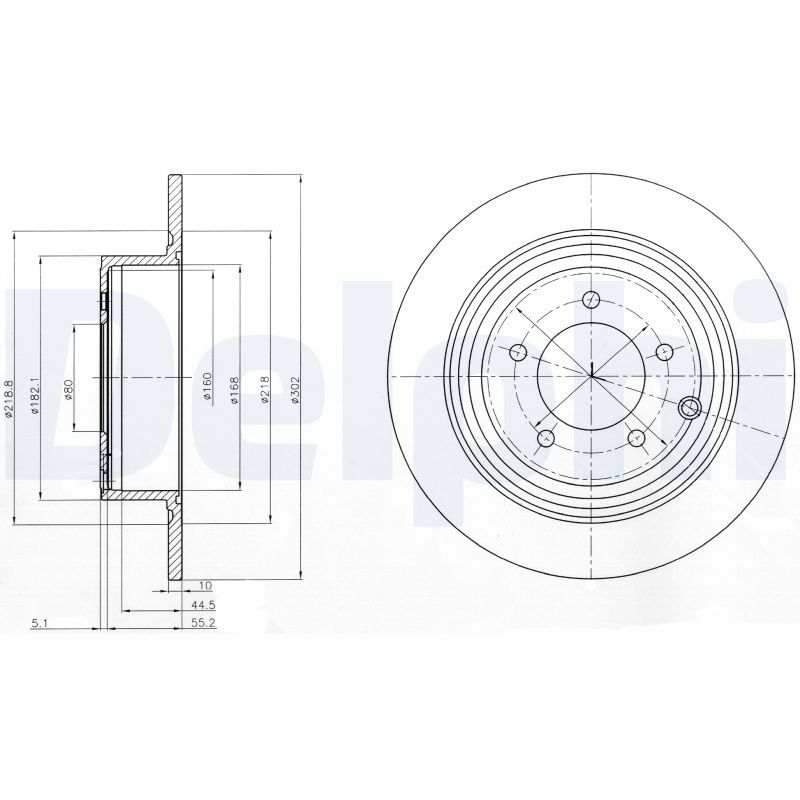 Brake Disc DELPHI BG4169