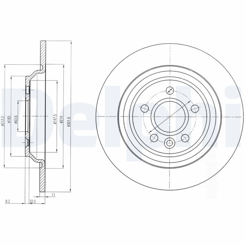 Brake Disc DELPHI BG4239C