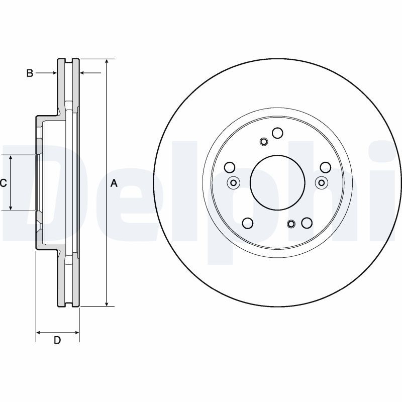 Brake Disc DELPHI BG4774C