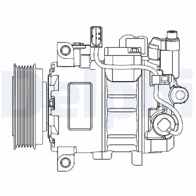 Compressor, air conditioning DELPHI CS20476