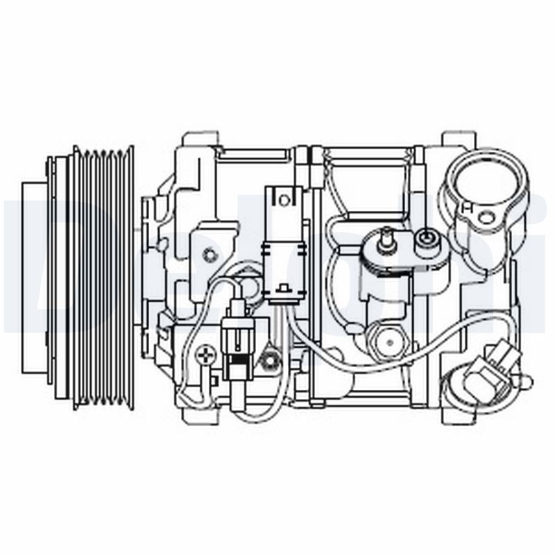 Compressor, air conditioning DELPHI CS20545