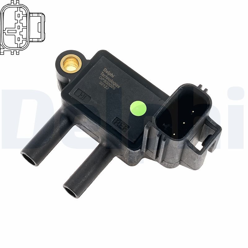 Sensor, exhaust pressure DELPHI DPS00026-12B1