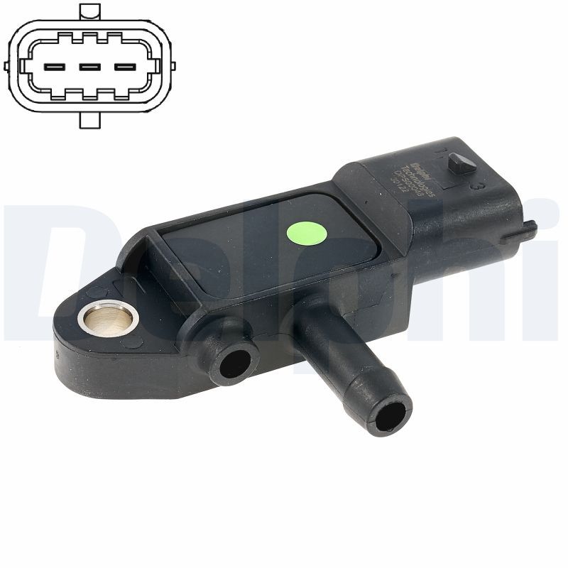 Sensor, exhaust pressure DELPHI DPS00048-12B1