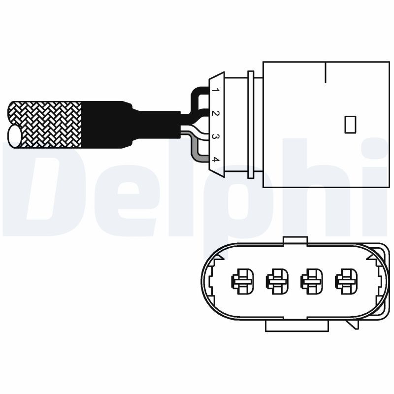 Lambda Sensor DELPHI ES10978-12B1