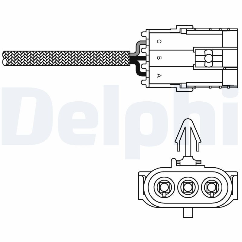 Lambda Sensor DELPHI ES10995-12B1
