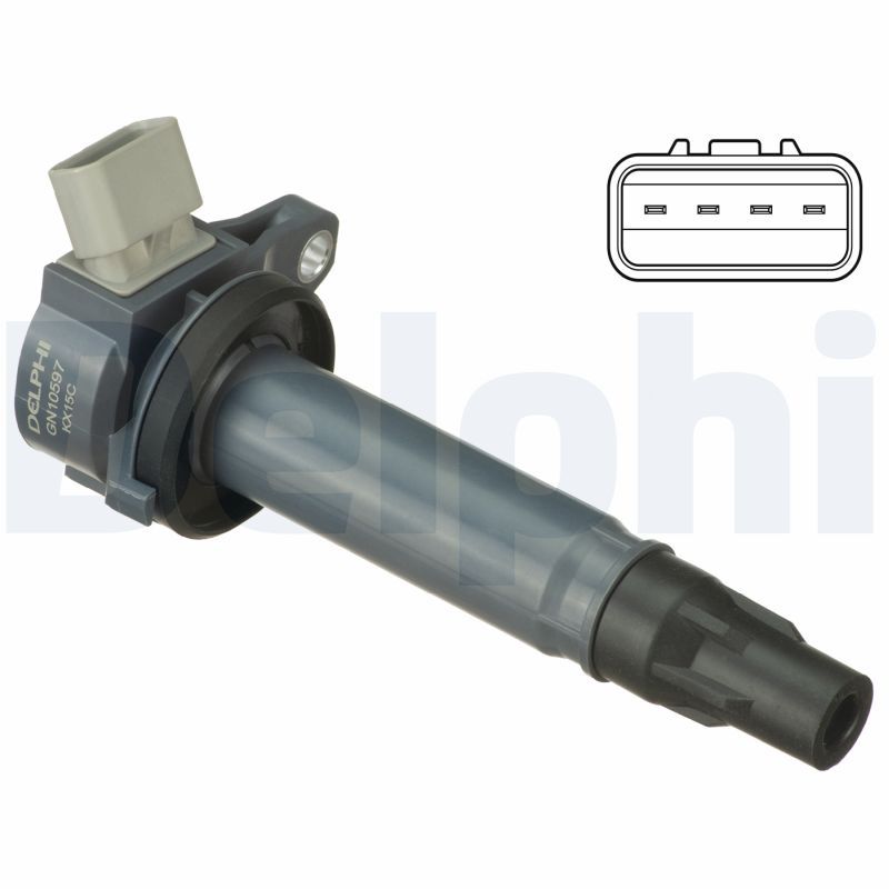 Ignition Coil DELPHI GN10597-12B1