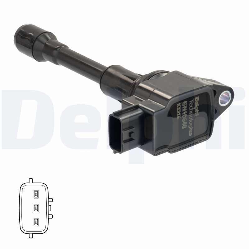 Ignition Coil DELPHI GN10648-12B1