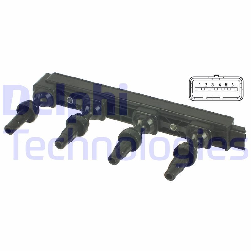 Ignition Coil DELPHI GN10654-12B1