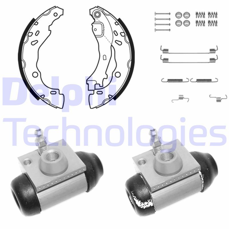 Brake Shoe Set DELPHI KP1129