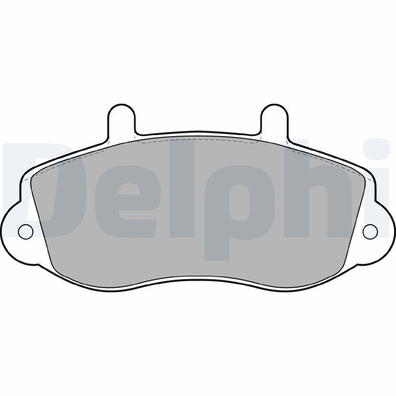 Brake Pad Set, disc brake DELPHI LP1406