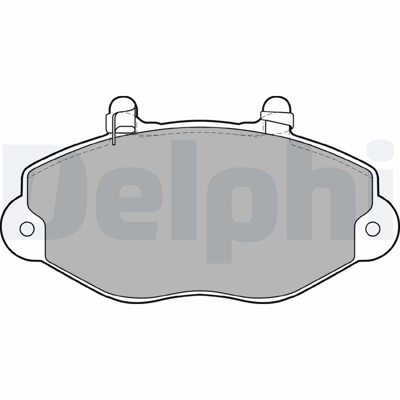Brake Pad Set, disc brake DELPHI LP1418