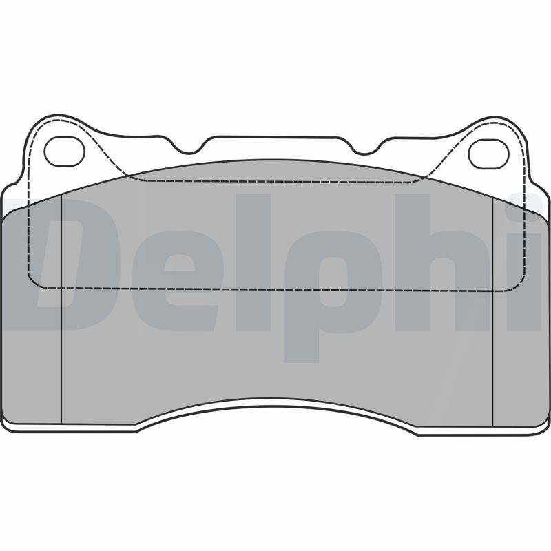 Brake Pad Set, disc brake DELPHI LP1422