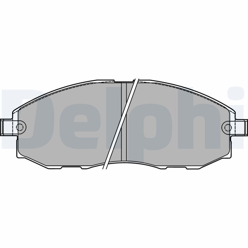 Brake Pad Set, disc brake DELPHI LP1434