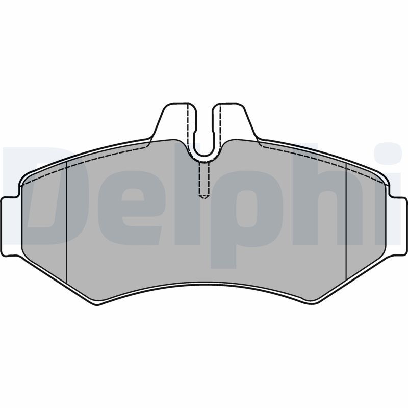 Brake Pad Set, disc brake DELPHI LP1437