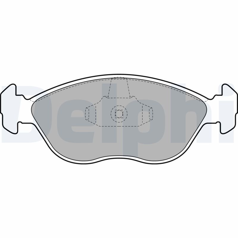 Brake Pad Set, disc brake DELPHI LP1443