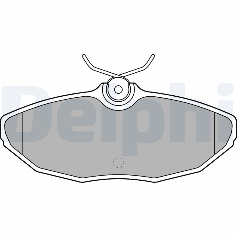 Brake Pad Set, disc brake DELPHI LP1505