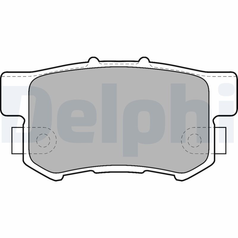 Brake Pad Set, disc brake DELPHI LP1507