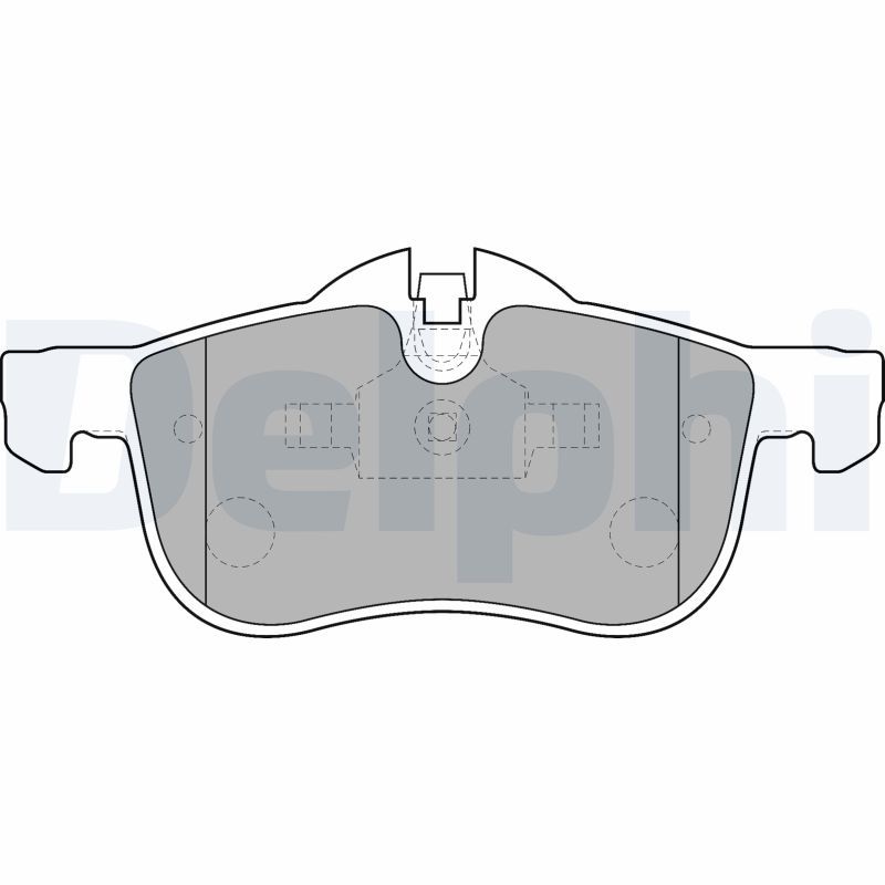 Brake Pad Set, disc brake DELPHI LP1521