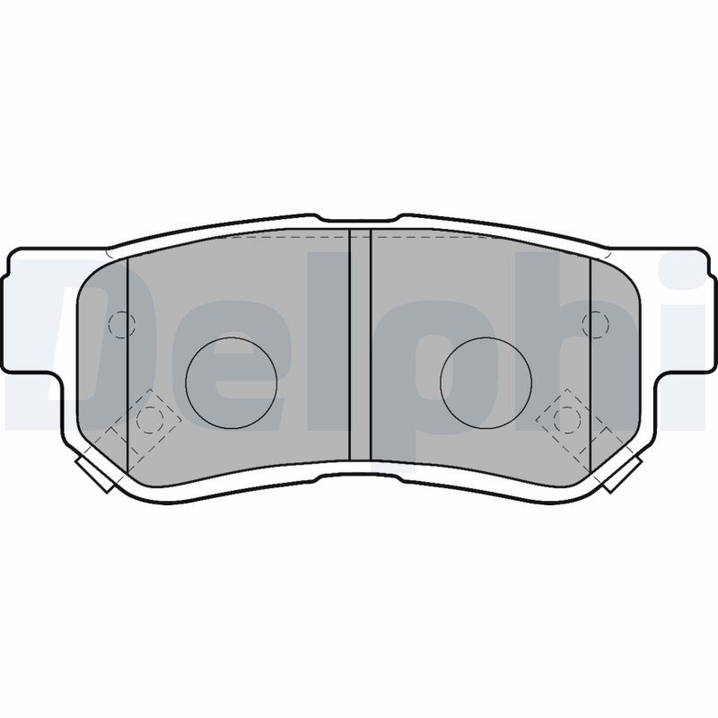 Brake Pad Set, disc brake DELPHI LP1539