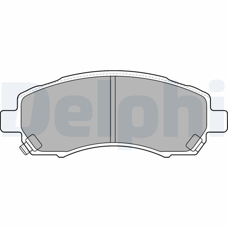 Brake Pad Set, disc brake DELPHI LP1545