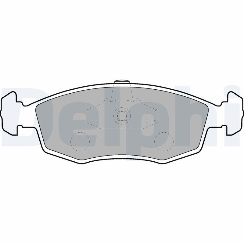 Brake Pad Set, disc brake DELPHI LP1549