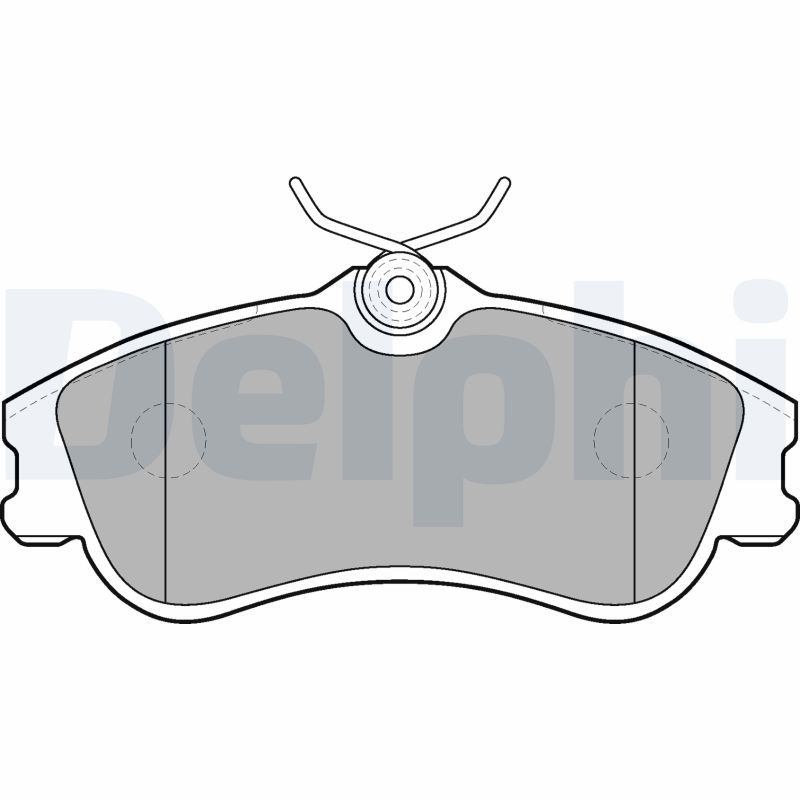 Brake Pad Set, disc brake DELPHI LP1624