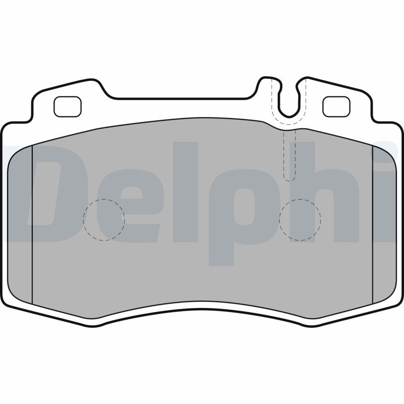 Brake Pad Set, disc brake DELPHI LP1688