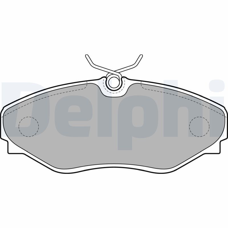 Brake Pad Set, disc brake DELPHI LP1767