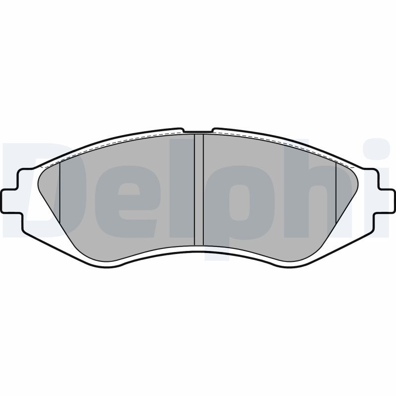 Brake Pad Set, disc brake DELPHI LP1779