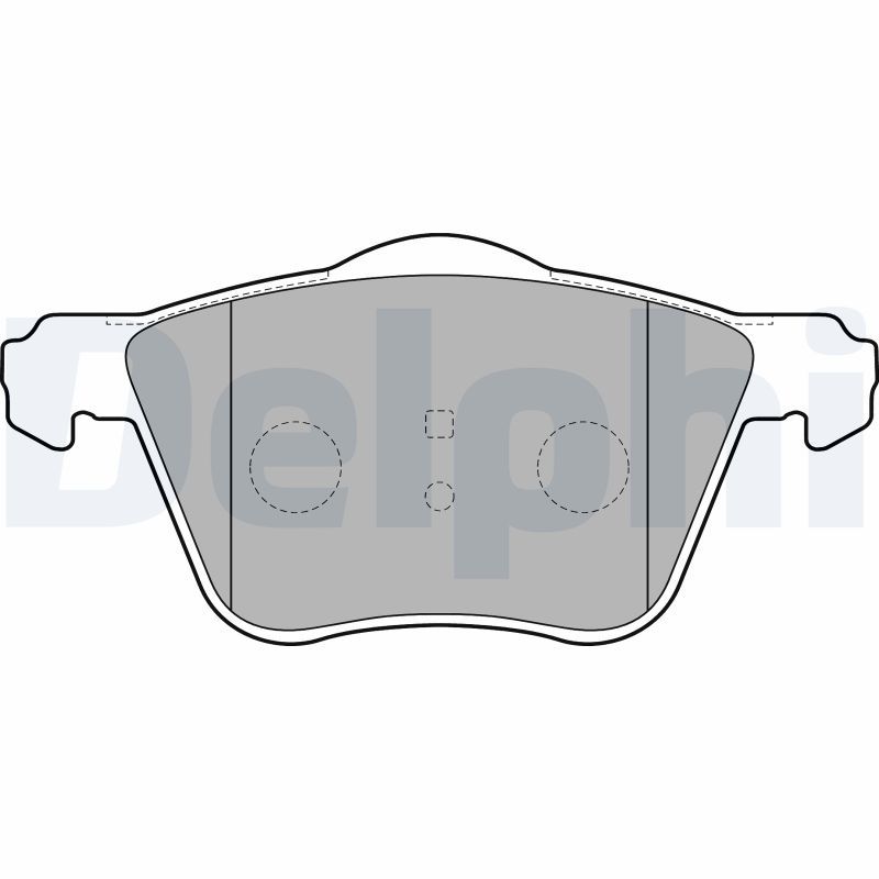 Brake Pad Set, disc brake DELPHI LP1787