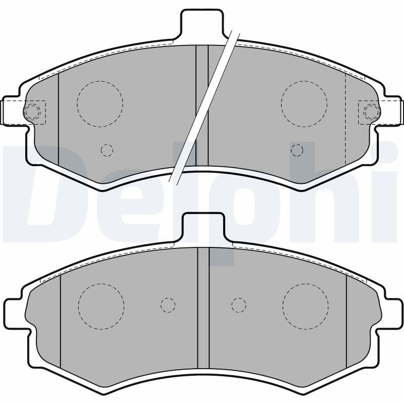 Brake Pad Set, disc brake DELPHI LP1788