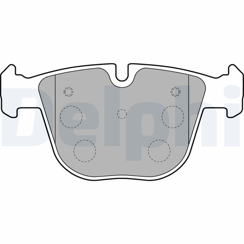Brake Pad Set, disc brake DELPHI LP1793
