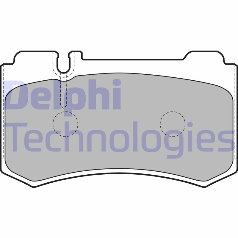 Brake Pad Set, disc brake DELPHI LP1842