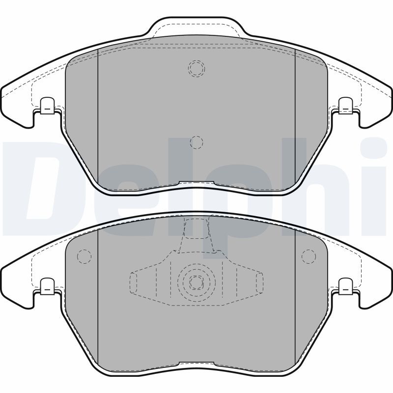 Brake Pad Set, disc brake DELPHI LP1898